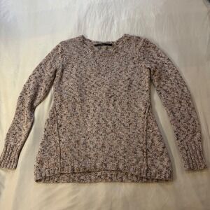 Kensie‎ Sweater Knit Pullover Multi  Color Long Sleeve Casual Women's M